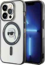 Karl Lagerfeld case for iPhone 15 Pro Max 6,7&amp;quot; KLHMP15XHKHNOTK transparentny hardcase IML Karl`s Head MagSafe