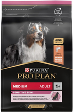PURINA Pro Plan Sensitive Skin Medium Adult Salmon - kuiva koiranruoka - 3 kg