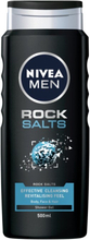 Men Rock Salts suihkugeeli kasvoille, vartalolle ja hiuksille 500ml