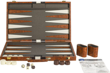 Buffalo backgammon Piping ruskea 38 x 48 cm