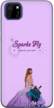 Huawei Y5p Läpinäkyvä kuori Taylor Swift - Sparks Fly