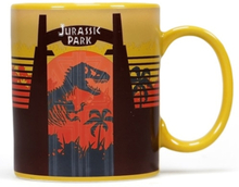 Mug: Heat Changing Mug - Jurassic Park - Gates
