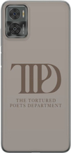 Motorola Moto E22i Läpinäkyvä kuori The Tortured Poets Department