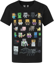 Minecraft Official Boys Sprites Characters T-Shirt