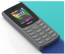 Nokia 105, Perusmalli, Yksittäinen SIM, 4,57 cm (1.8"), 160 x 120 pikseliä, 1000 mAh, Musta