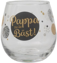 Cheers Glas "PAPPA Du är bäst" Dricksglas