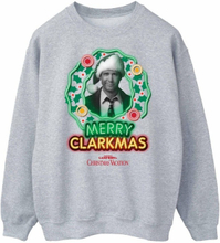 National Lampoon´s Christmas Vacation Mens Greyscale Clarkmas Christmas Sweatshirt
