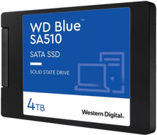 WD Blue SA510 WDS400T3B0A - SSD-levy - 4 TB - sisäinen - 2,5" - SATA 6Gb/s