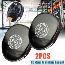 Nu 2 PCS Kickboxing handskar Pad Punch Target Bag Män MMA PU Karate Muay Thai Free Fighting Sanda Training Adult Kids Equipment Kina