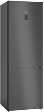Siemens iQ300 KG49NXXCF, 440 L, No Frost (jääkaappi), 11 kg/24h, C, Tuoreosasto, Musta, Ruostumaton teräs