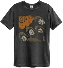 Beatles: Rubber Soul Amplified Vintage Charcoal Large T Shirt