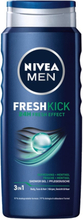 Men Fresh Kick 3in1 suihkugeeli 500ml