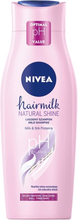 Hairmilk Natural Shine mieto hoitava shampoo himmeille hiuksille 400ml