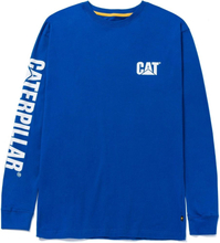 Caterpillar Mens Trademark Banner Long-Sleeved T-Shirt