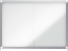 Nobo Premium Plus 18xa4 Interior Magneettinen Valkoinen Pinta Interior Esittelykotelo Liukuovella Kirkas