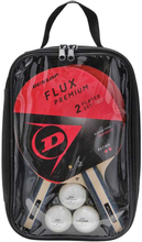 Dunlop Ping Pong Kit Flux Premium 2 Player 2 Bats+3 Balls+1 Bag