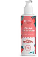 Lasten shampoo ja kylpygeeli Strawberry 280ml