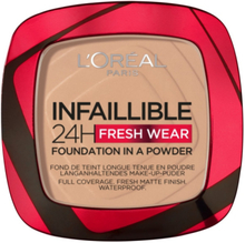 Infaillible 24H Fresh Wear Foundation In A Powder mattapintainen puuteri meikkivoide 120 Vanilja 9g