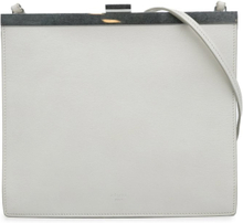 Pre-owned Celine Mini Clasp Bag White