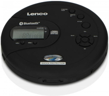 Lenco CD-300 -kannettava CD/MP3-soitin, musta