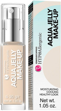 HypoAllergenic Aqua Jelly Make-Up hypoallergeeninen kosteuttava ja mattapintainen meikkivoide hyytelömäisellä koostumuksella 02 Vaalea Sand Beige 30g