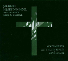 Johann Sebastian Bach : Mass in B Minor (Jacobs) [limited Edition] CD 2 discs
