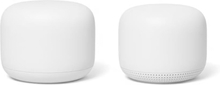 Google | Nest Wi-Fi – Wi-Fi-järjestelmä (2 kpl) – mesh – GigE – Wi-Fi 5 – Dual Band