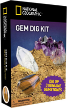 NATIONAL GEOGRAPHIC set Gemstone Dig Kit, NGGEM