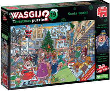 Wasgij Christmas 19 Santa Dash 2-pack Puzzle 1000 pcs