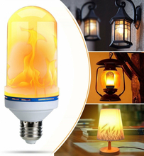 Flammande LED-lampa - E27-sockel
