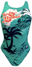 Turbo Uimapuku Surfer Hawaii Vintage Vihreä 2XL Nainen