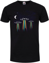 Grindstore Mens Rainbow UFO T-Shirt