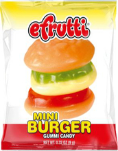 1 stk Efrutti Vingummi MINI Burger Glutenfri 9 gram (USA Import)