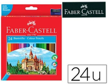 Värikynät Faber-Castell 120124 Monivärinen 24 Kappaletta (24 Kappaletta)