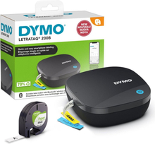 DYMO LetraTag 200B Bluetooth Label Maker | Kompakti tarratulostin | Yhteys langattomalla Bluetooth-tekniikalla iOS:n ja Androidin kanssa | Sisältää 1