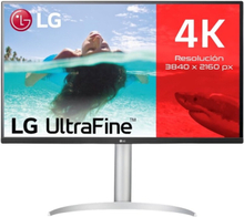 LG 32UP55NP-W tietokoneen litteä näyttö 80 cm (31.5") 3840 x 2160 pikseliä 4K Ultra HD Valkoinen