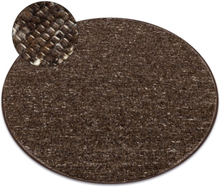 NEPAL 2100 ympyrä tabac ruskea matto - villainen, kaksipuolinen, luonnollinen, cirkel 100 cm