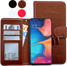 Protect your Samsung A10 - Leather Case!