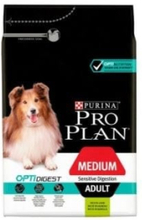 Purina Pro Plan Adult Medium Sensitive Digestion- Lamb kuivaruoka koirille - 3 kg