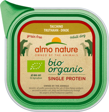 Almo Nature Alu Bio Organic Single Protein 150 g - Hondenvoer - Kalkoen Graanvrij