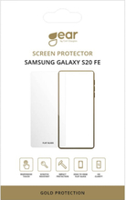 GEAR Glass Prot. Flat Case Friendly 2.5D GOLD Samsung Galaxy S20FE 5G/S20FE 4G
