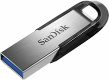 USB-tikku SanDisk ULTRA FLAIR Musta Musta/Hopeinen Hopeinen 128 GB