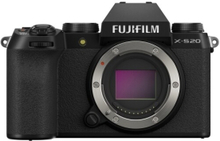 Fujifilm X -S20, 26,1 MP, 6240 x 4160 pikseliä, X-Trans CMOS 4, 6.2K, Kosketusnäyttö, Musta