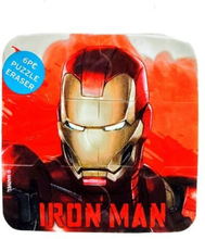 Iron Man Puzzle Eraser (Pack of 6)