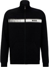 Hugo Boss Zip Jacket Line Logo Black
