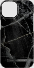 iDeal of Sweden Modeetui til iPhone 15 (Black Thunder Marble)
