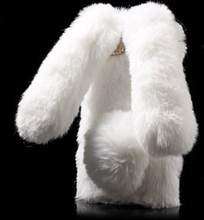 Bunny Shape Warm Fur TPU telefoncover til iPhone SE 5S 5
