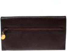 Chanel Maroon Leather CC Tidløs vintage lommebok