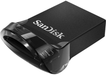 SanDisk Ultra Fit, 128 GB, USB A-tyyppi, 3.2 Gen 1 (3.1 Gen 1), Ilman suojusta, 1,28 g, Musta