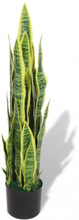 Konstväxt Svärmorstunga med kruka 90 cm grön